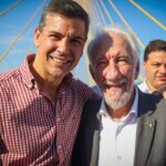 Darci Piana e presidente do Paraguai visitam Ponte da Integração, em Foz do Iguaçu