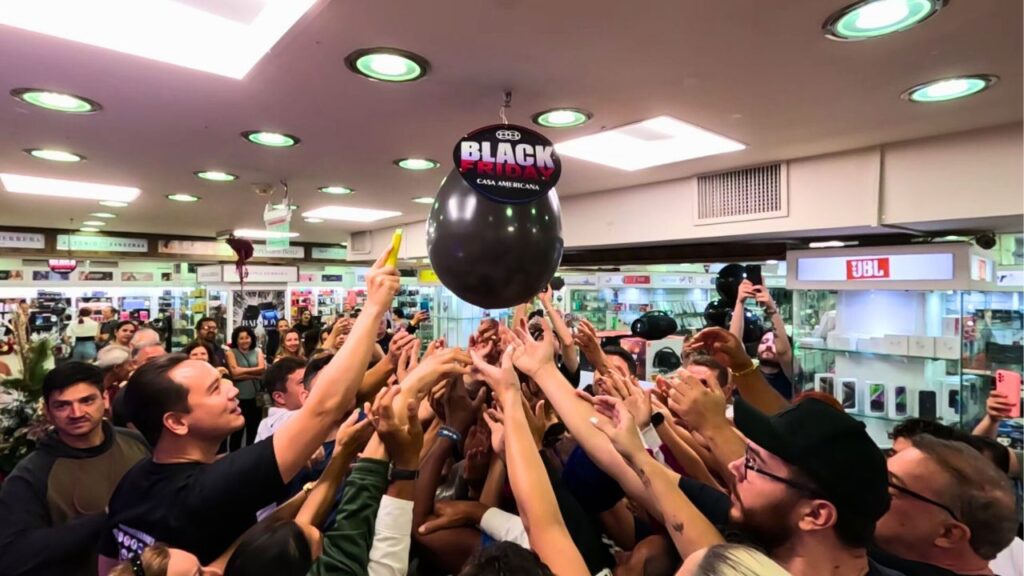 Estouro do Balão Casa Americana Black Friday CDE 2024