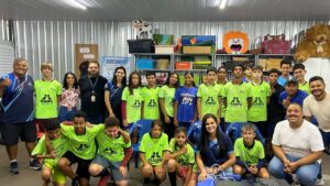 Formatura Projeto Um Chute para o Futuro e Trilha Jovem