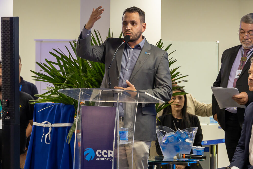 Elmo Copello, Gerente de Engenharia da CCR Aeroportos. Foto: Kaká Souza.