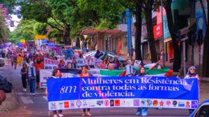 Marcha do Dia Internacional da Mulher. Foto Fernando Benega/APP-Sindicato/Foz/Arquivo