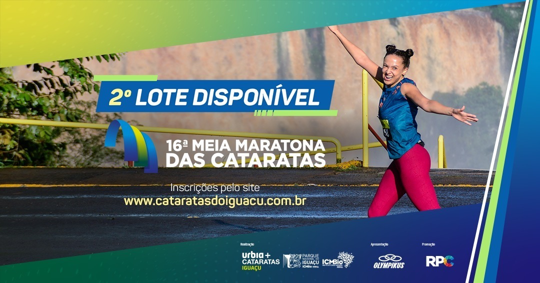 2.º lote vendas Meia Maratona das Cataratas 2025