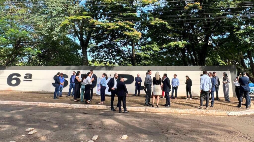 Desagravo público em Foz Foto: Malu Garbo/Divulgação Assessoria