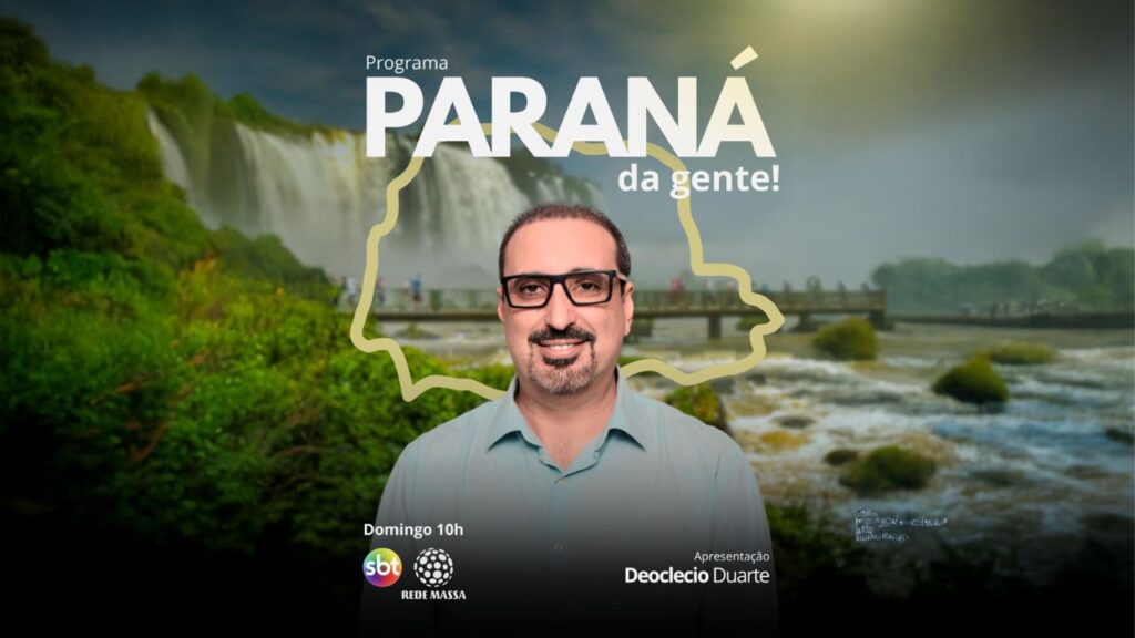 Exibido aos domingos pela Rede Massa, o programa Paraná da Gente valoriza comunidades e já alcança 60 municípios com conteúdo positivo.